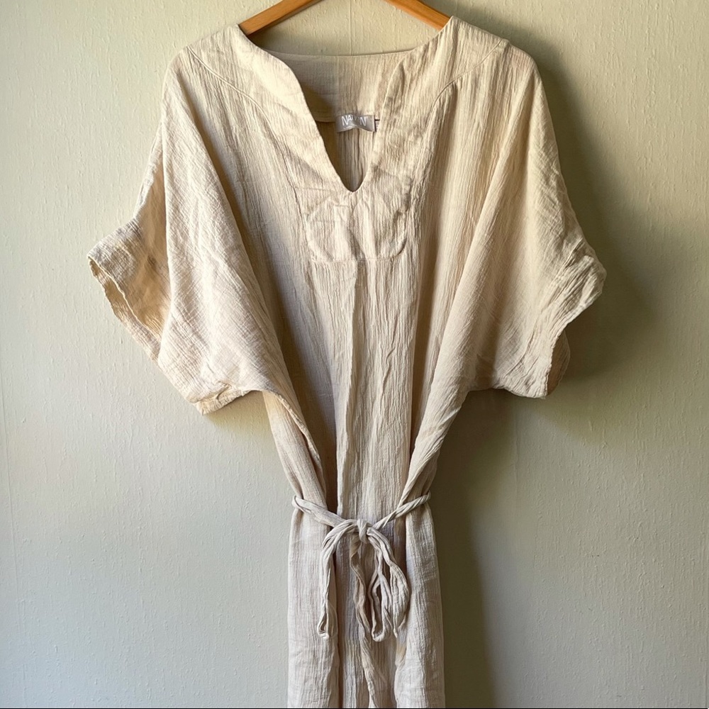 Nation LTD gauzy cotton cream dress | sz 2